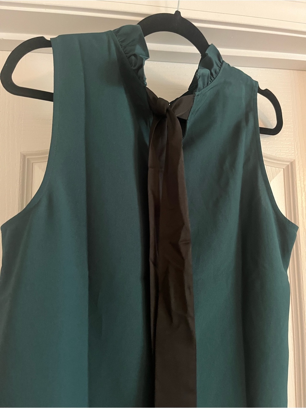 JCREW Ruffleneck bow-back top - Picture 5 of 5